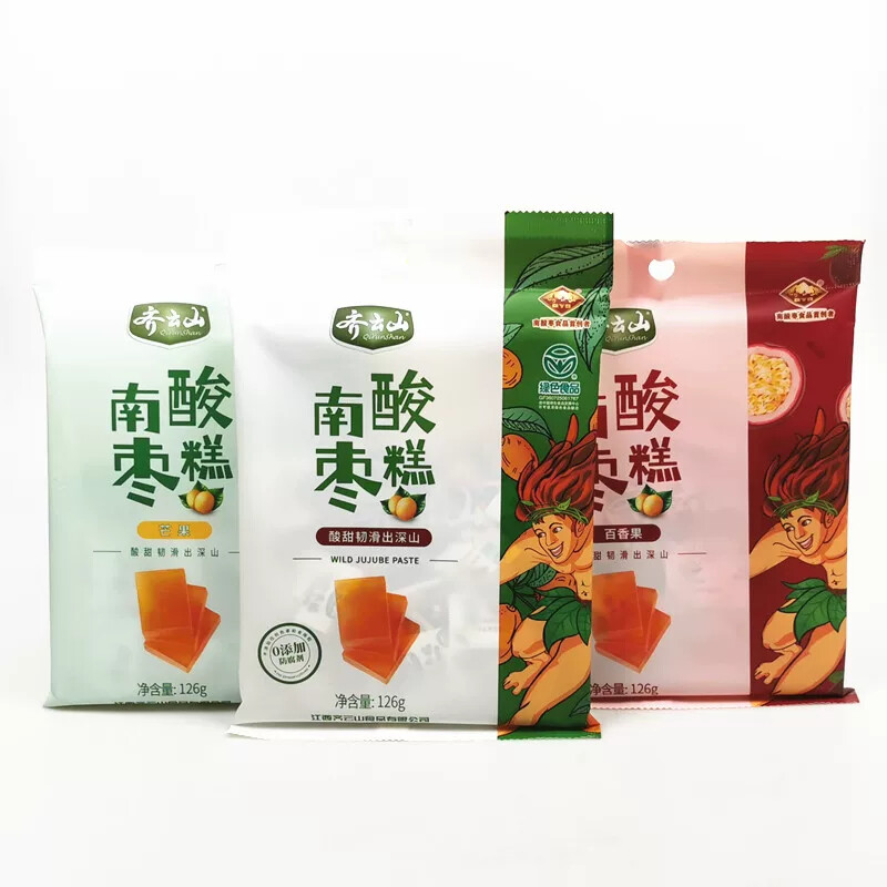 齐云山百香果南酸枣糕126g*3袋休闲儿童零食小吃酸甜果干蜜饯特产