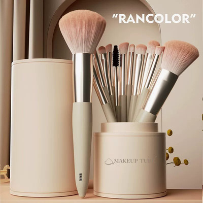 Rancolor新手推荐化妆刷套装初学者软毛学生遮瑕刷子腮红散粉柔软