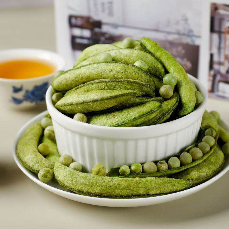 甜豌豆脆蔬菜干脱水即食果蔬脆片办公室小零食散装解馋好吃