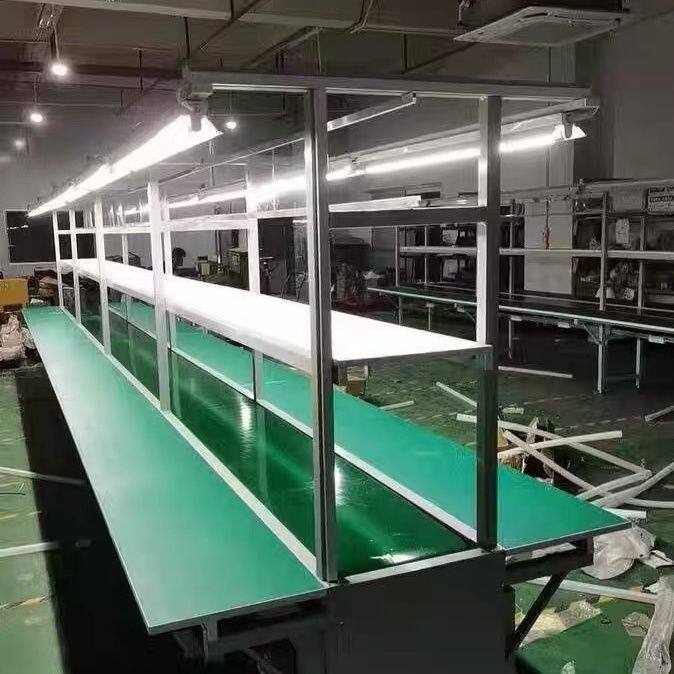 流水线输送带工作台铝挤型材料皮带线输送带车间组装生产线输