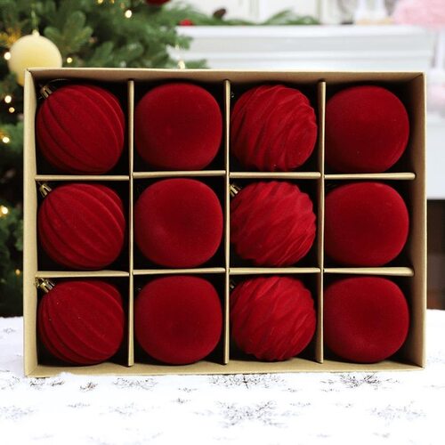 Christmas Decoration Balls Christmas Tree Ornaments Grid