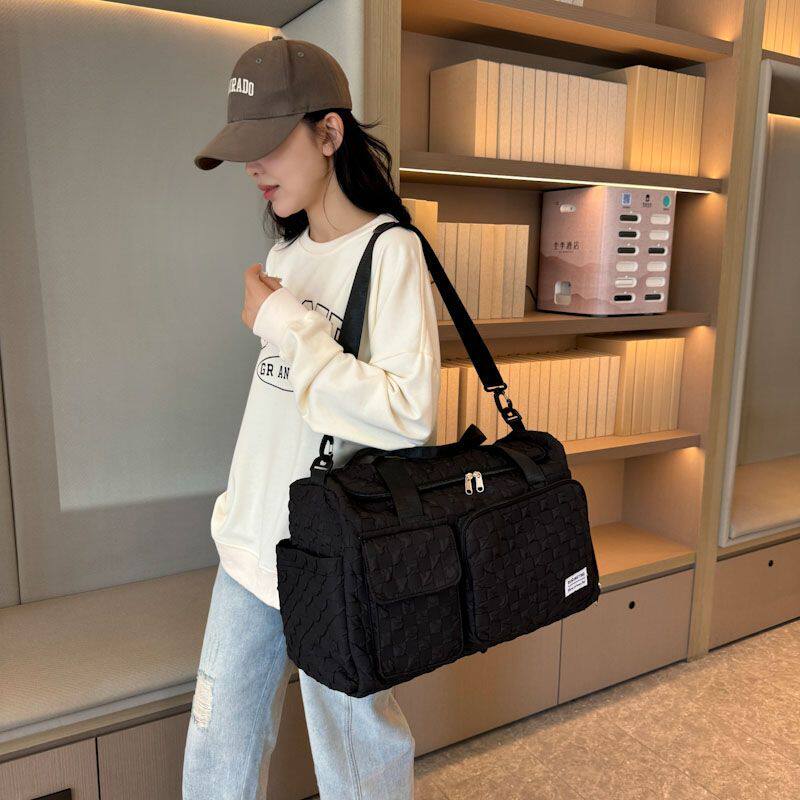 拉杆箱上的配包女士男士轻便独立鞋仓手提短途旅行包行李箱附加包