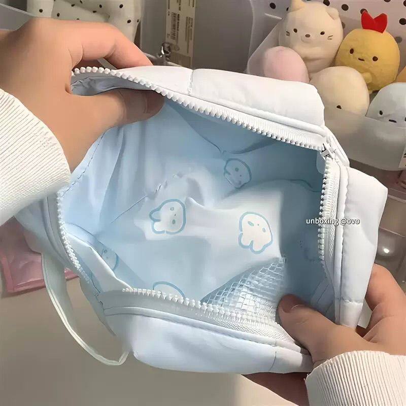 兔兔笔袋文具袋ins风女孩初高中生大容量简约超可爱小众高颜值