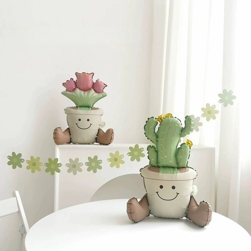 ins花朵拉旗拉花幼儿园场景布置儿童生日彩旗