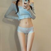 男女通用冰丝无痕内裤 透气蕾丝透气 女纯棉抗菌裆中腰薄款