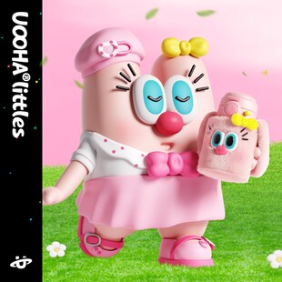 UOOHA毛里毛气大眼萌保温杯316L可爱吸管女生儿童创意