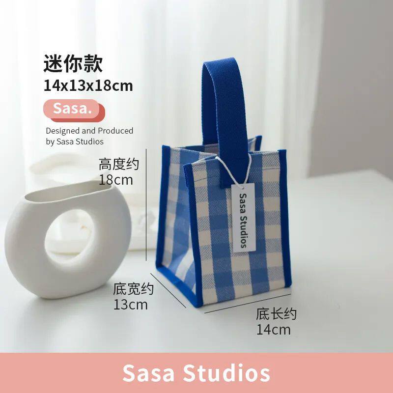 帆布袋小号新款韩版迷你手提帆布包小清新ins百搭手拎包外出便携