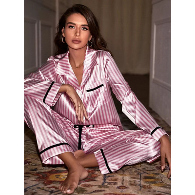 U 67068 Silk Leopard Pajamas 冰丝豹纹睡衣跨境速卖通亚马