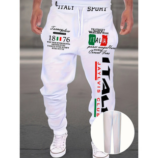 F 87982 Flame Print Fleece Sweatpants 火焰印花抓绒卫裤