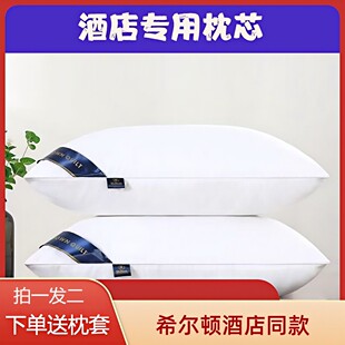 【枕芯+枕套】五星级酒店枕羽丝绒单人枕头枕芯成人送枕套拍一发