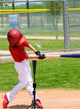 棒球单人训练器T座便携式棒垒球打击器三角架专业儿童成人室内外