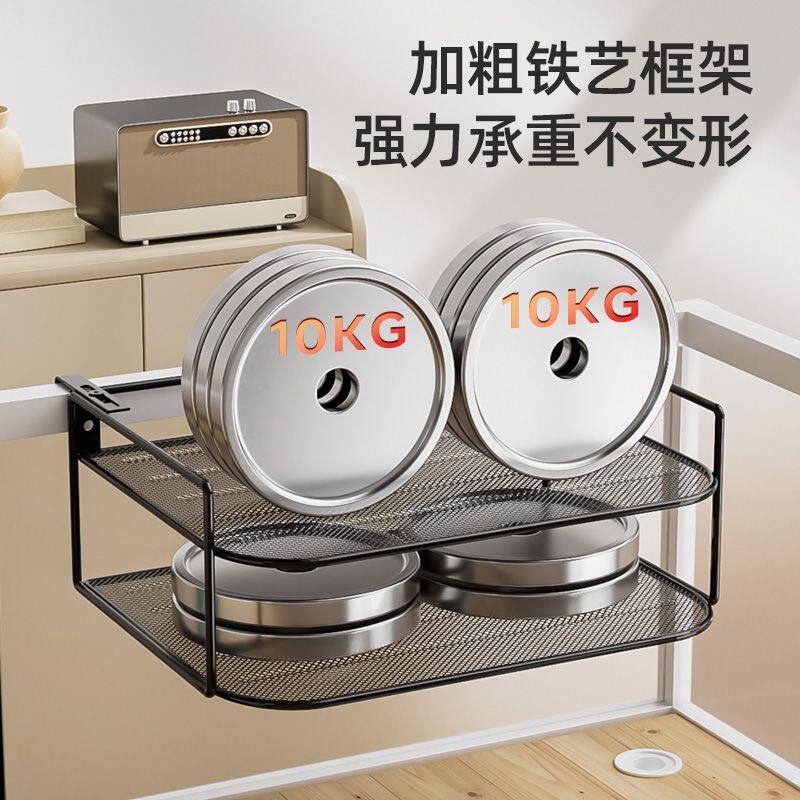 电话机置物架办公桌工位电话机架办公室桌面资料置物架屏风悬挂式