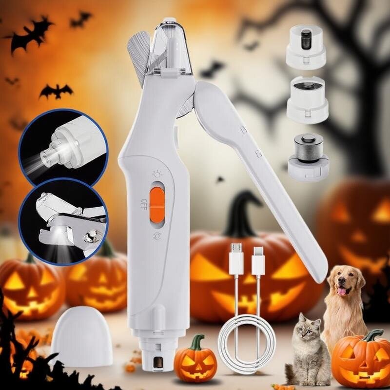 2in1 pet nail clipper and grinder dog nail clipper trimmer