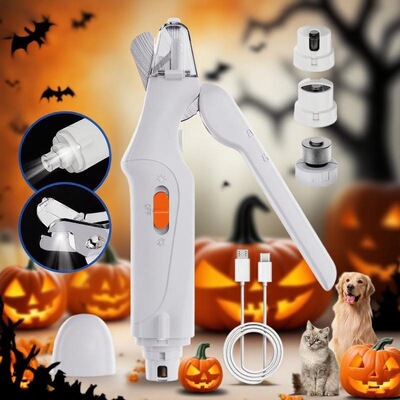 2in1 pet nail clipper and grinder dog nail clipper trimmer