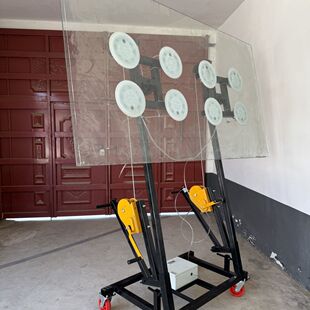 手推玻璃吸盘推车电动玻璃吸盘车玻璃吸盘推车手摇升降强力吸盘车