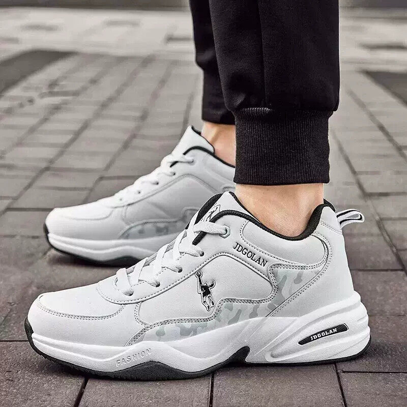 乔丹格兰秋冬防水运动休闲鞋白色跑步鞋棉鞋加绒厚底青少年鞋耐磨