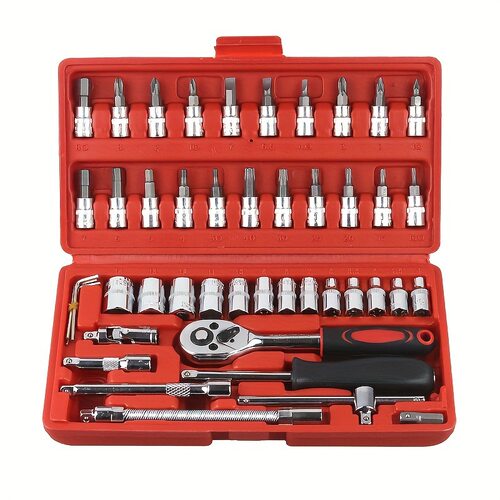 K 14711 46 Piece Ratchet Wrench Tool Set 汽修组合扳手
