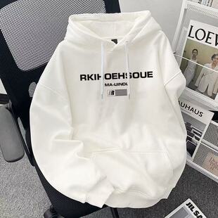 连帽中大儿童学院hiphop风男女童卫衣学生校园简约字母休闲外套潮