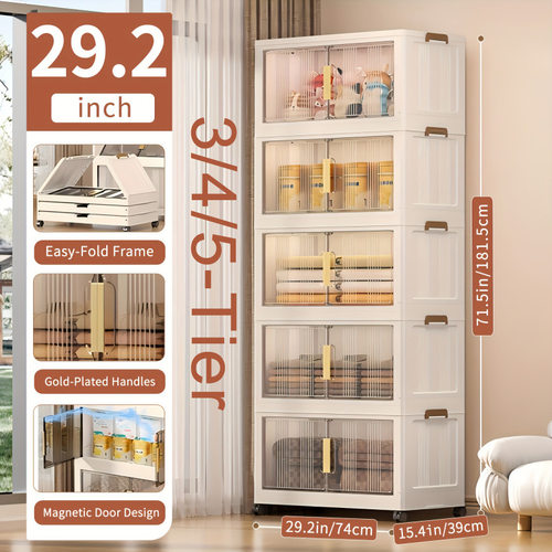 G 51250 Multi-layer Transparent Foldable Cabinet 多层透明折