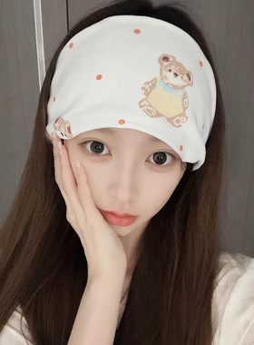 月子发带头巾帽子孕妇夏季春秋透气产后护额头产妇束发薄款纯棉