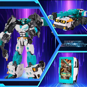 正版 炫卡斗士2霹雳火影汽车变形卡牌机器人儿童男孩动漫玩具金刚