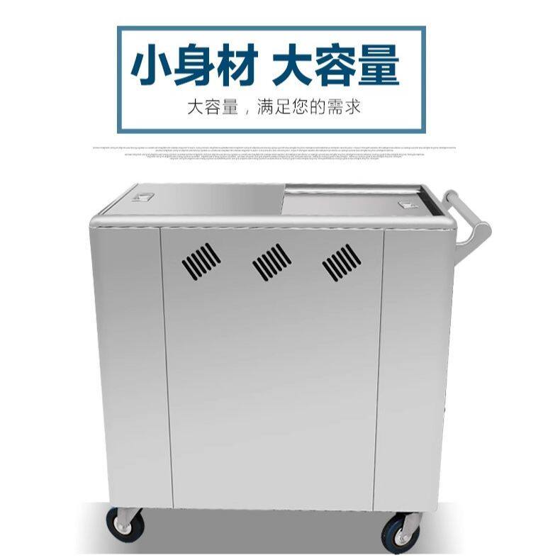宝南美容院商用电加热毛巾车不锈钢高温足浴蒸汽消毒柜毛巾机蒸箱