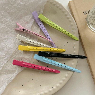 Colorful Seamless Hair Clips Hair Styling Positioning Clips