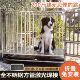 不锈钢狗笼折叠全方管狗窝室内室外边牧狗笼子中型犬狗笼金毛拉布