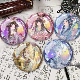 白光莹冰公主吧唧精灵梦叶罗丽周边徽章胸针装饰礼物摆件挂件谷子