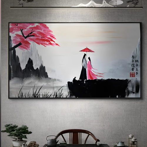 一生所爱客厅餐厅晶瓷装饰画大话西游客厅挂画生日礼物装饰画壁画