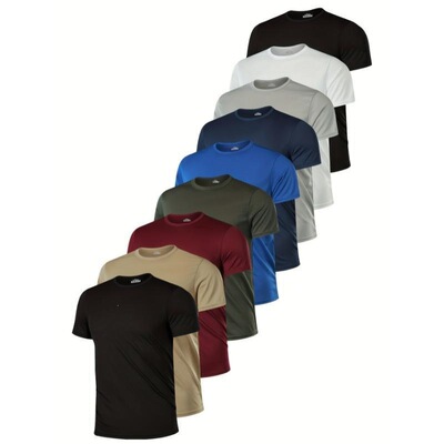 9pcs Premium Solid Color TShirts 9pcs Mens Premium Solid