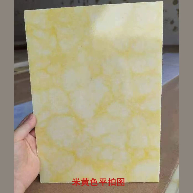 米黄色透光云石板悬吊式天花板KTV背景墙发光云石透光石装修主材