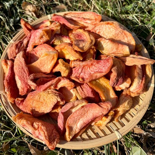 雁贝原味水蜜桃干风干酸甜新鲜艳红桃干农家烘烤果干血桃干零食