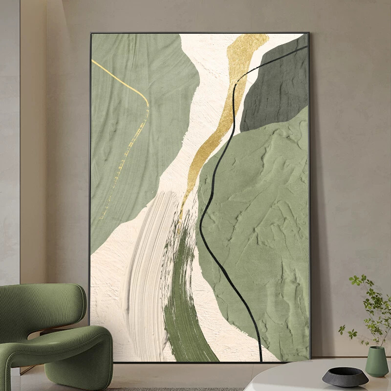抽象客厅装饰画现代简约落地墙画玄关沙发背景墙挂画大幅肌理壁画