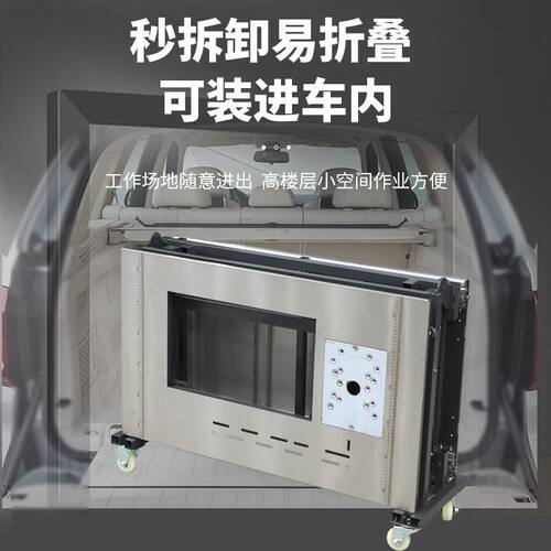 北宸免弯腰锯台木工精密推台锯无尘子母锯专用工作台装修折叠锯台