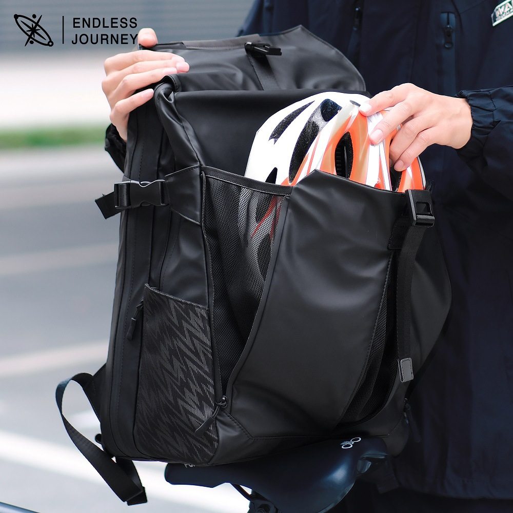 双肩包大容量高级感时尚多功能轻便背包防水简约女大学生旅行书包