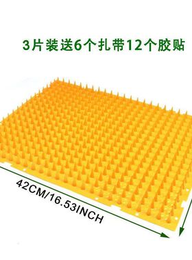 橙色防猫刺垫 阻止猫咪爬床爬沙发有颜色易于看 简单平铺防猫刺垫