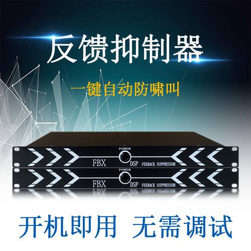 专业一键防啸叫抑制器家庭KTV会议话筒麦克风防啸叫模块移频器