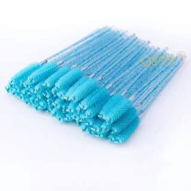 睫毛梳子眉毛刷子极细美睫嫁接化妆短款彩色一次性睫毛水晶睫毛刷