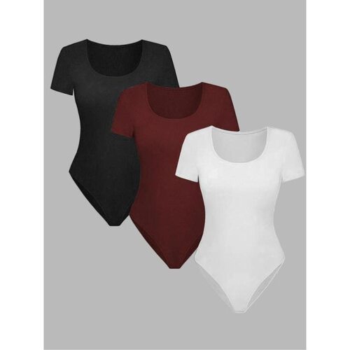 J 68948 Sexy V Neck Bodysuit 性感连体衣 亚马逊跨境欧美