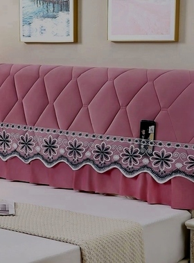 新款夹棉加厚防撞简约现代床头罩床头套床头靠床头罩保护套