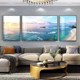挂在客厅墙上 饰画大海风景简约壁画现代沙发背景墙挂画晶瓷画 装