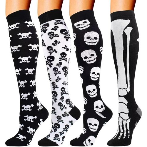 B 19848 Compression Socks for Sport Running 运动弹力长筒袜