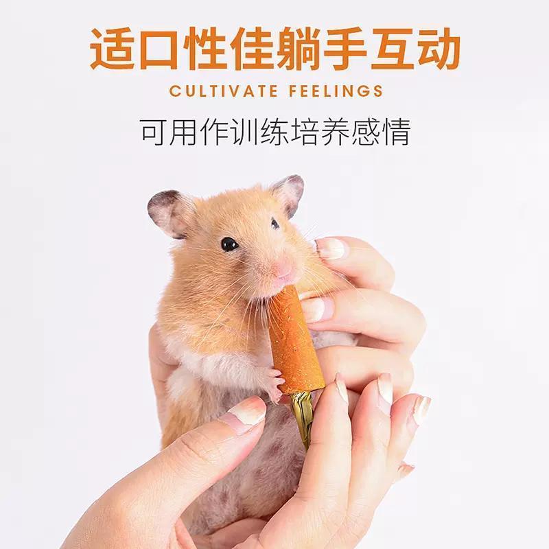 仓鼠零食磨牙小胡萝卜兔子金丝熊花枝鼠荷兰猪龙猫用品