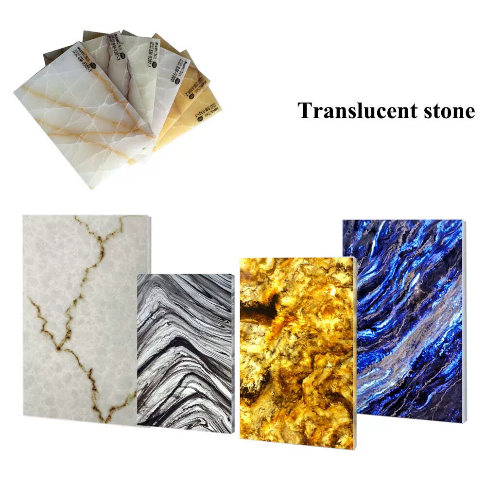 透光云石板厂家直销价 人造透光石背景墙天花吊顶免费寄样透光石