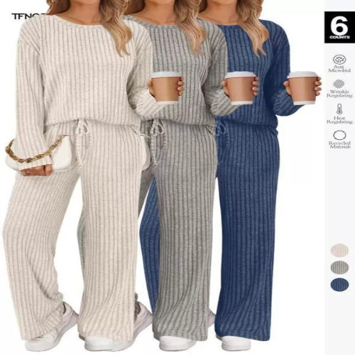 Womens Lounge Sets 2 Piece Matching Pajamas Fall Fashion202