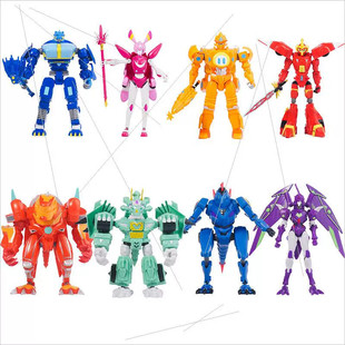 宇宙护卫队玩具全套变形机车霸王龙男孩金刚恐龙机甲霹雳声光玩偶