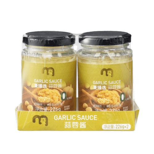 麦德龙代购麦臻选蒜蓉酱226g*2瓶装拌面水煮肉鸡胸蘸酱料即食家用
