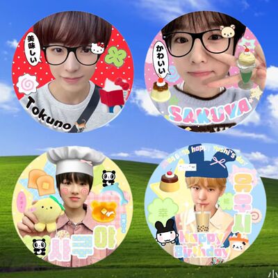 nctwish周边得能勇志藤永咲哉吧唧徽章马口铁趣味应援物料挂件