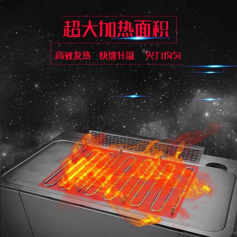 商用铁板鱿鱼专用铁板设备铁板烧铁板豆腐烤冷面手抓饼烤盘铁板炉